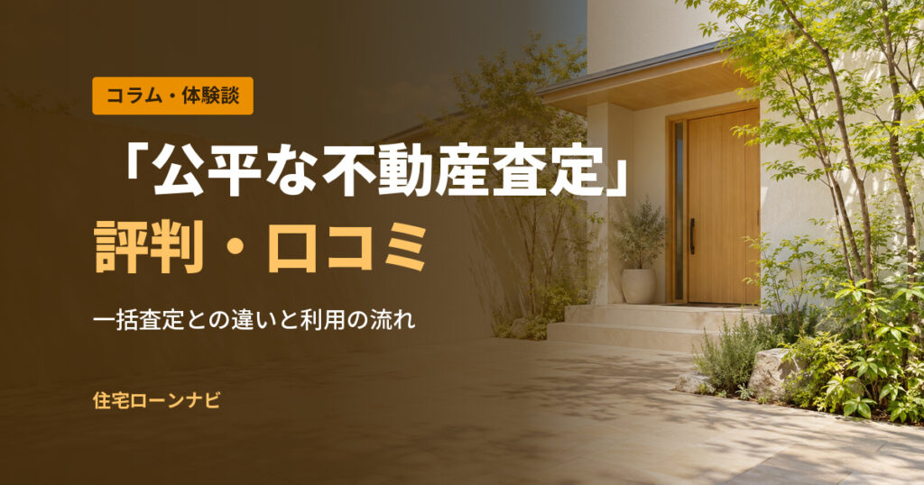 「公平な不動産査定」 評判・口コミ