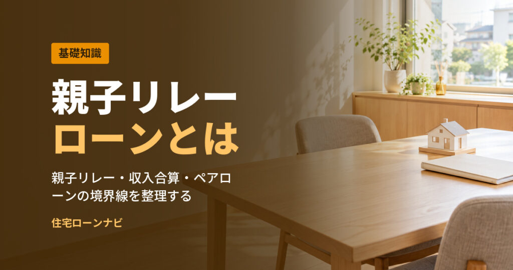 親子リレー ローンとは