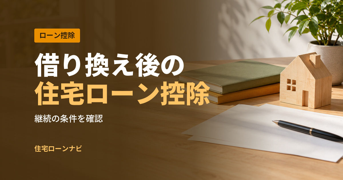 借り換え後の 住宅ローン控除