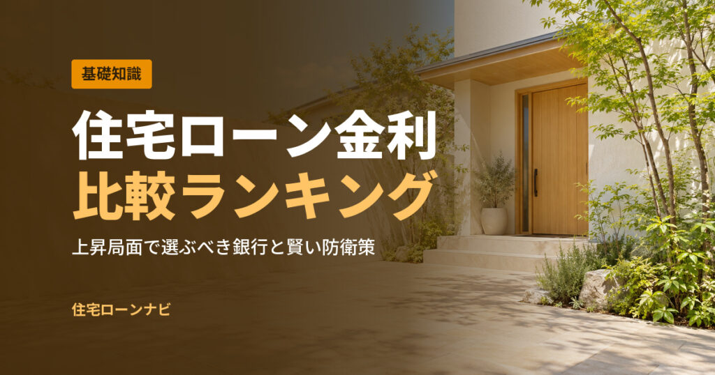 住宅ローン金利 比較ランキング