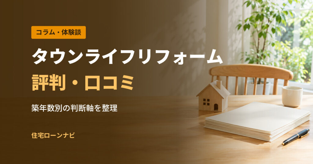 タウンライフリフォーム 評判・口コミ