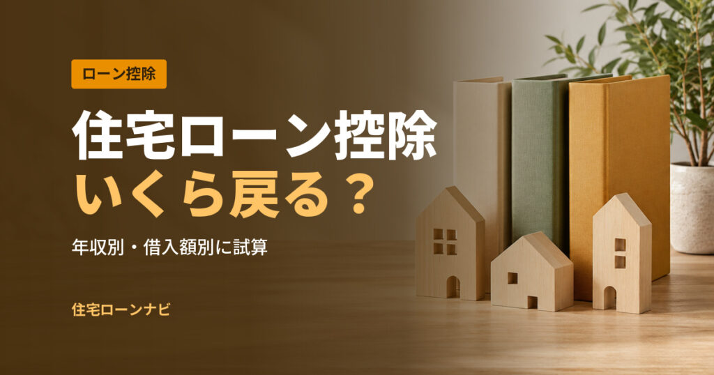 住宅ローン控除 いくら戻る？