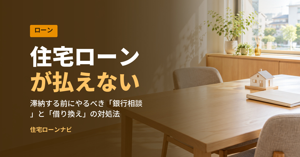 住宅ローン が払えない